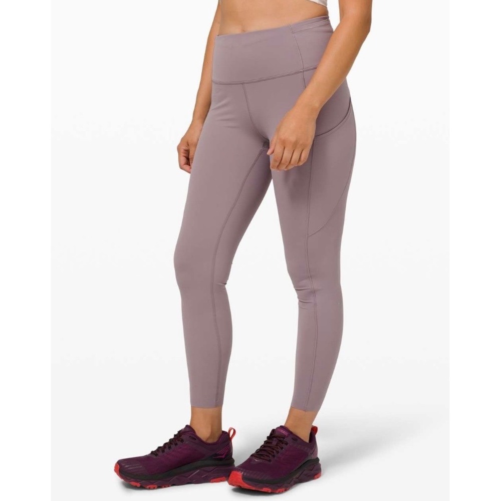 Lululemon Fast and Free Tight II 25" Nulux in Violet Verbena - SIZE 16